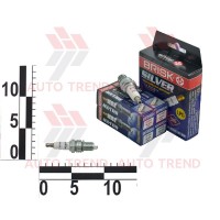 Свічка запалювання Silver, ВАЗ 2101-2110 8 кл., DAEWOO Lanos 1.5; Sens 1.3 під ГБО (к-т 4 шт.) бл. уп.