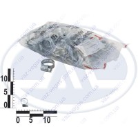 Хомут черв'ячний 12-20мм, оцинк., перфорир. W1 (50 шт.) уп.