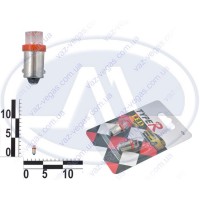 Лампа T4W 12В 0,45Вт BA9s, передніх габаритів мал. крас. LED, к-т