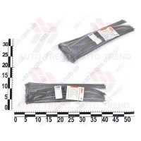 Хомут пластиковий 350х4, 0мм чорний (100 шт.) уп.