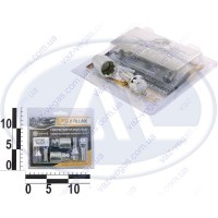 Болт М14x28 (ш. 1,5) колеса Fabia, Octavia 1,2, Roomster, Superb, хром. конус секретки (2 ключі) (4 шт.) бл. уп.