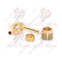 Переходник для трубки ПВХ d8мм на вых d6мм, 90° Faro