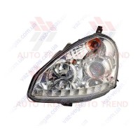 Фара ВАЗ 2170-72  левая White LED