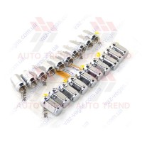 Гайка М12x35 (ш 1.25) колеса хром. конус закр. с выступом, под ключ 17 (20 шт.)